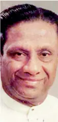  ??  ?? Ranasinghe Premadasa