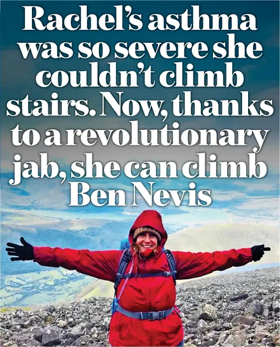  ??  ?? NEW HEIGHTS: Rachel McCarthy, left, and, above, celebratin­g at the summit of Ben Nevis