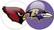  ??  ?? Cardinals at Ravens