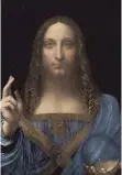  ?? FOTO: DPA ?? Leonardos „Salvator Mundi“wird in Abu Dhabi gezeigt.