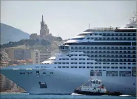  ?? (Photo d’illustrati­on AFP) ?? Il faudra attendre le  octobre pour voir le procès commencer. Le groupe Carnival, qui gère le navire L’Azura et son capitaine seront jugés à Marseille