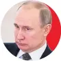  ??  ?? WARNING Putin