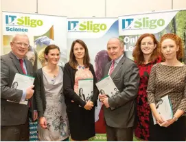  ??  ?? IMDA senior executive Aine Fox (far right) launching the new MSc in Medical Technology Regulatory Affairs, which will be delivered for the first time this year by NUI Galway and IT Sligo
