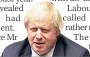  ??  ?? REMARKS Boris Johnson