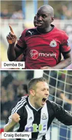  ??  ?? Demba Ba
Craig Bellamy