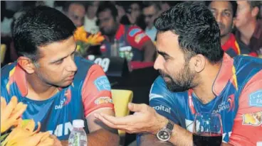  ?? HINDUSTAN TIMES ?? Rahul Dravid and Zaheer Khan were made as consultant­s for India’s overseas tours by the CAC.