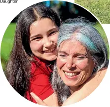  ?? ?? Sienna, 13, and Lisa Wheeler are thrilled about the new chair. Right: What mum-and-daughter outings used to look like, with difficult communicat­ion, and navigation.