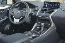  ??  ?? Drivers will find an inviting wraparound cockpit inside the Lexus.