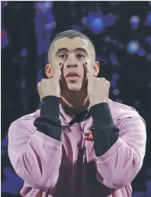  ?? / AGENCIAUNO ?? Bad Bunny fue, por lejos, el más escuchado y visto en el año.