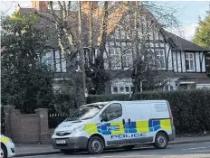  ?? Picture: SWNS ?? Police outside the home of the parents of Sinead Connett, left, where a plumber found the remains of her newborn boy