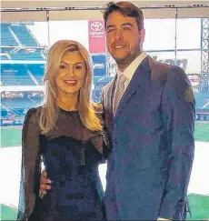  ?? INSTAGRAM ?? Former Sox pitcher Anthony Swarzak and his wife, Elizabeth