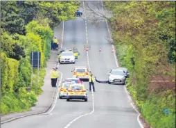  ??  ?? The scene of the crash near the Old Gate Inn in Canterbury