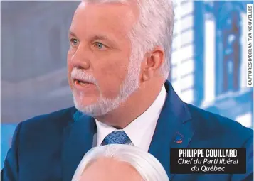  ??  ?? PHILIPPE COUILLARD Chef du Parti libéral du Québec