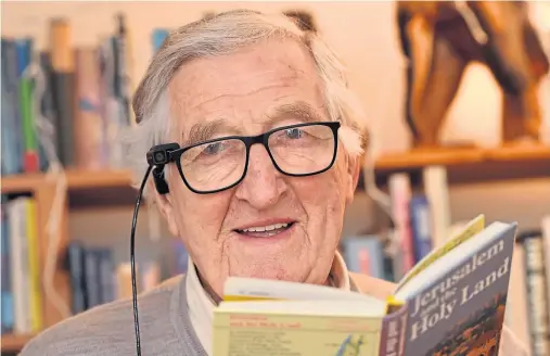  ?? Photograph by Jim Irvine ?? NEW LIFE: Harvey Grainger, a Royal Signals veteran and former P&amp;J photograph­er, at home in Culter, Aberdeen.