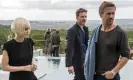  ?? ?? Rooney Mara, Michael Fassbender and Ryan Gosling in Song to Song. Photograph: Van Redin/Broad Green Pictures/Allstar