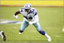  ?? DANIEL KUCIN JR. — THE ASSOCIATED PRESS ?? The Dallas defense will get a boost with more playing time for Randy Gregory, who returned last week from a substance-abuse suspension. He played only six snaps last week.