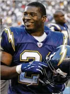  ?? AP FILE 2006 ?? LaDainian Tomlinson is fifth on the NFL’s all-time rushing list (13,684 yards) and third in total touchdowns (163).