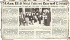  ?? BILDER: ULF MIDDENDORF/REHA-KLINIK ??