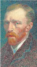  ??  ?? Autorretra­to. Van Gogh.
