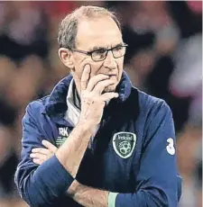  ??  ?? Republic of Ireland manager Martin O’Neill.