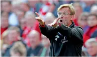  ?? Reuters ?? Juergen Klopp during the match against Palace. —