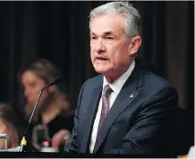  ?? DON EMMERT/AFP/GETTY IMAGES ?? Federal Reserve chairman Jerome Powell says the Fed will assess data in making its interest rate decision.