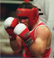  ??  ?? Stephen Reynolds, coach and boxer, back in 2001.