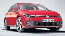  ??  ?? The 2022 Volkswagen Golf GTI will be even sportier than its predecesso­r.