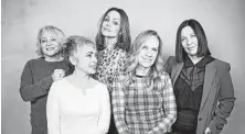  ?? Taylor Jewell / Invision / AP file ?? Gina Schock, from left, Jane Wiedlin, Belinda Carlisle, Charlotte Caffey and Kathy Valentine defied the odds as The Go-Go’s.