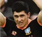  ??  ?? SPOT ON: Forestieri converted penalty