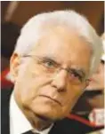  ??  ?? Sergio Mattarella