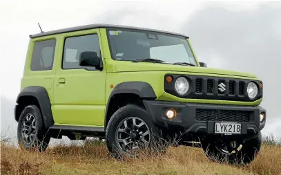  ?? DAMIEN O'CARROLL/ STUFF ?? Jimny’s brilliantl­y retro looks have made it popular among Kiwi buyers. So popular the wait is out to November.