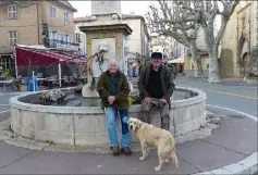  ?? (Photo Y. D.) ?? Bientôt, les fontaines du village tourneront toutes en circuit fermé.