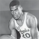  ??  ?? ‘RENAISSANC­E MAN’ Tommy Hawkins played for the Lakers, forged a broadcasti­ng career and served as a Dodgers VP.