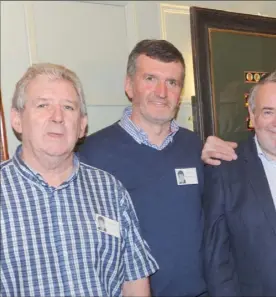  ??  ?? The organising committee of the CBS class of 1968 reunion in The Windsor Bar: Anthony Hoey (left), Michael Lambert, Joe Hamill, Donal Duffy, Seamus Brennan, Gerry Lambe and Brian Murphy.