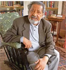  ?? FOTO: CHRIS ISON/DPA ?? Naipaul 2001 in seiner britischen Wahlheimat Salisbury.