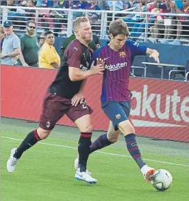  ?? FOTO: P.MORATA ?? Juan Miranda destacó en la pretempora­da con el primer equipo por EE.UU.