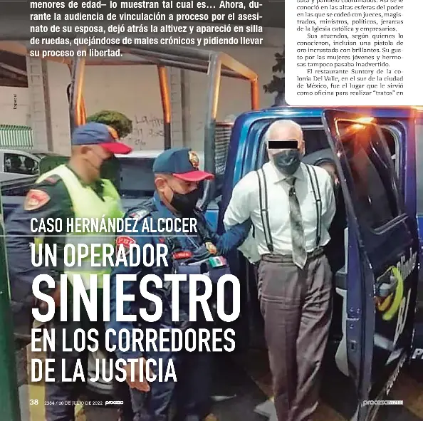 Caso Hernández Alcocer Un operador siniestro en los corredores de la