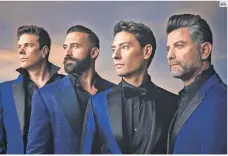  ?? EFE ?? IL DIVO. La agrupación prepara nuevo álbum.