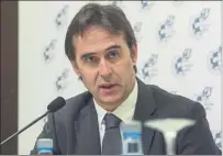  ?? FOTO: EFE ?? Julen Lopetegui El técnico renovó recienteme­nte hasta 2020