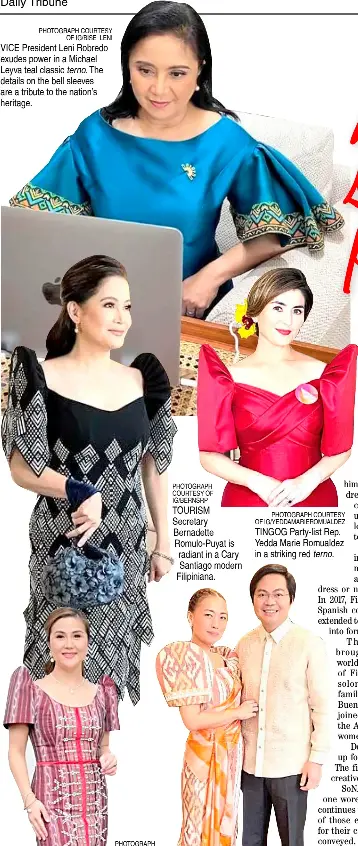 Leni robredo filipiniana dress hot sale