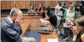  ?? PICTURE: MOTSHWARI MOFOKENG ?? Johannes Steyn breaks down while answering questions from the media after he was sentenced yesterday.