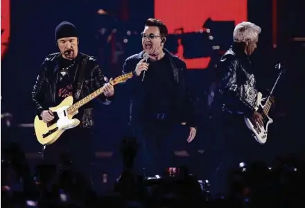  ?? [ FOTO AGENSI ] ?? Kumpulan U2 dalam satu persembaha­n.