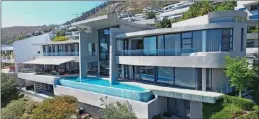  ?? PICTURES: SUPPLIED ?? Guus Kouwenhove­n rents out this property at R18 000 a night down the road from the villa where he and his wife live.