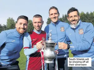  ??  ?? South Shields will be showing off all their silverware