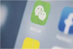  ??  ?? 0 Wechat will be banned from tomorrow
