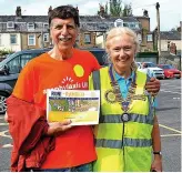  ?? ?? Giovanni Di Maio with his certificat­e and Rotary President Dawn Taylor