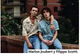  ?? ?? Marlon Joubert y Filippo Scotti.