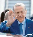  ?? Foto: Kay Nietfeld, dpa ?? Präsident Erdogan sieht Gülen als Drahtziehe­r des Putsches.