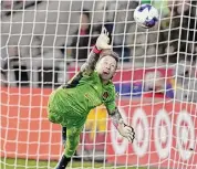  ?? Rick Bowmer/Associated Press ?? Dynamo goalkeeper Steve Clark made a pair of saves in Monday’s Game 2 loss to Real Salt Lake.